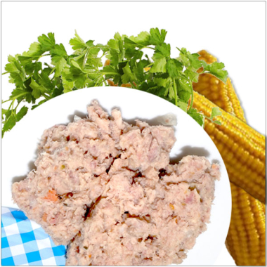 Geflügel komplette Mahlzeit 400g im Glas